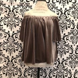 Free People- Off should champagne top